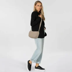 abro Mina Umhängetasche Leder 25 cm