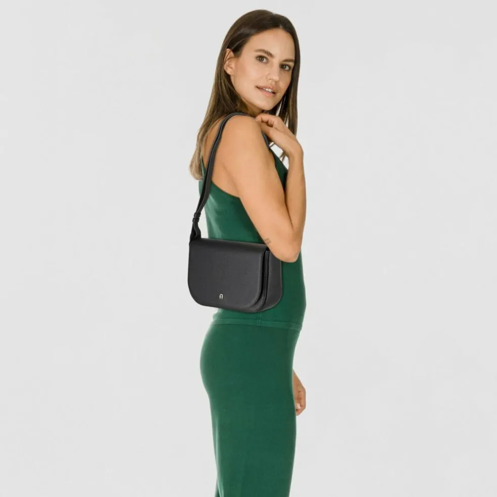 AIGNER Pura Umhängetasche Leder 26 cm