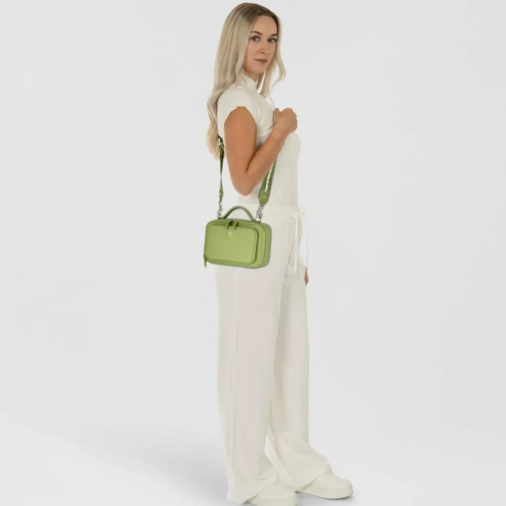 AIGNER Zita Handtasche Leder 22 cm