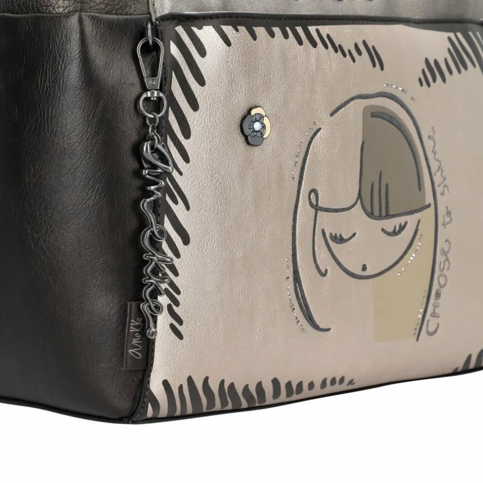 Anekke Natur Koko Schultertasche 41 cm
