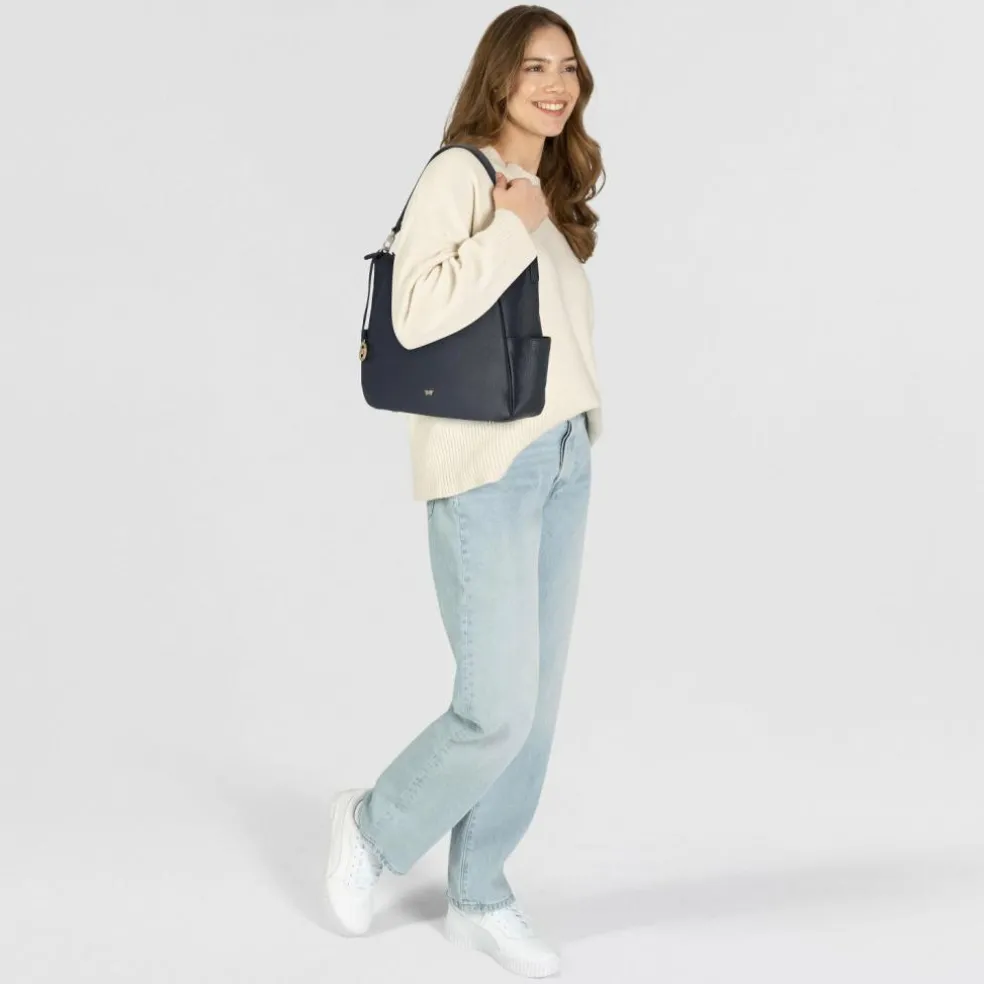 Braun Büffel Hanna Schultertasche Leder 35 cm