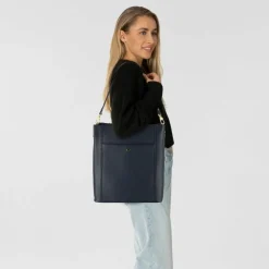 Braun Büffel Hanna Schultertasche Leder 34 cm Laptopfach