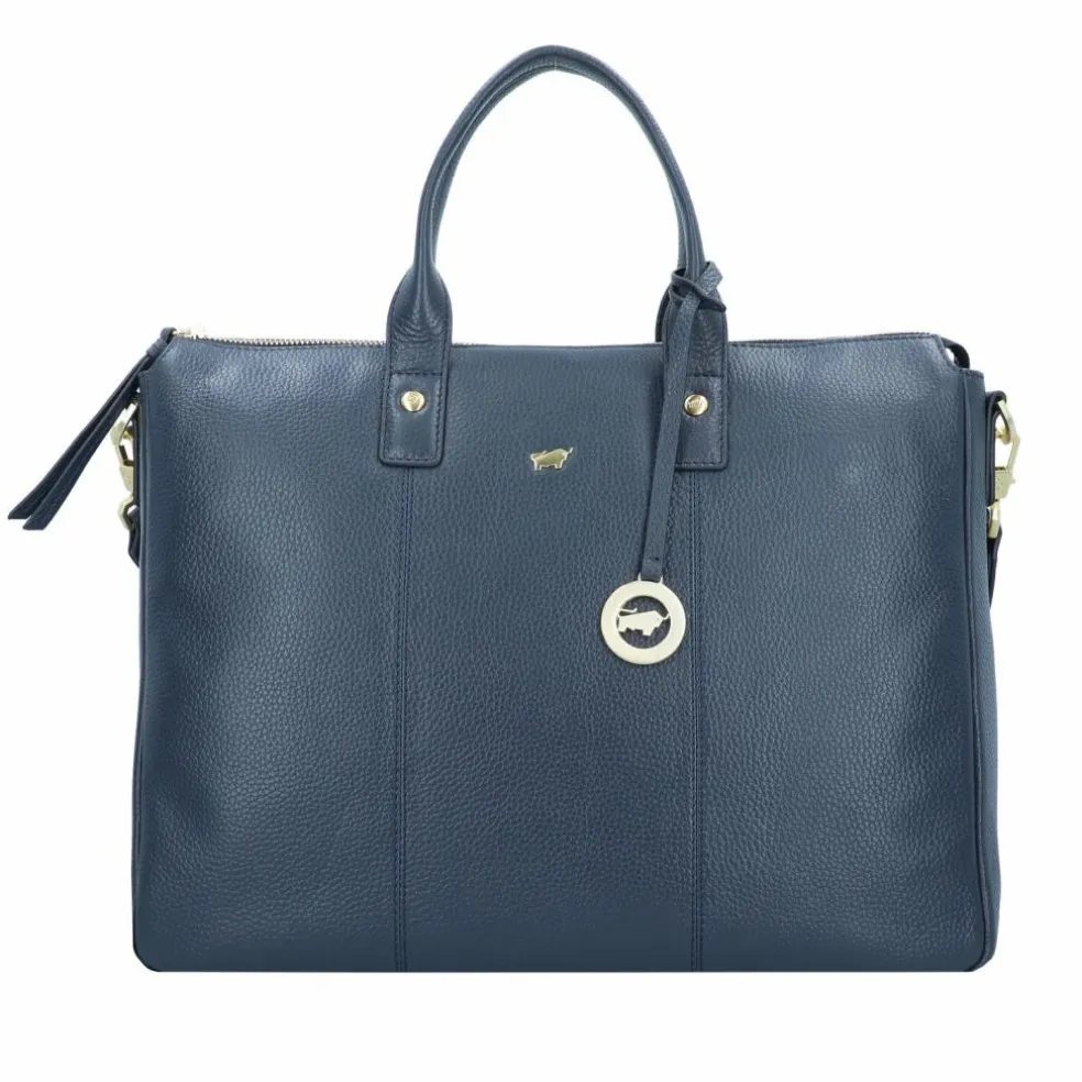 Braun Büffel Hanna Shopper Tasche Leder 39 cm Laptopfach