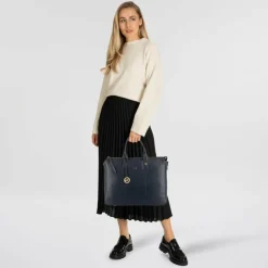 Braun Büffel Hanna Shopper Tasche Leder 39 cm Laptopfach