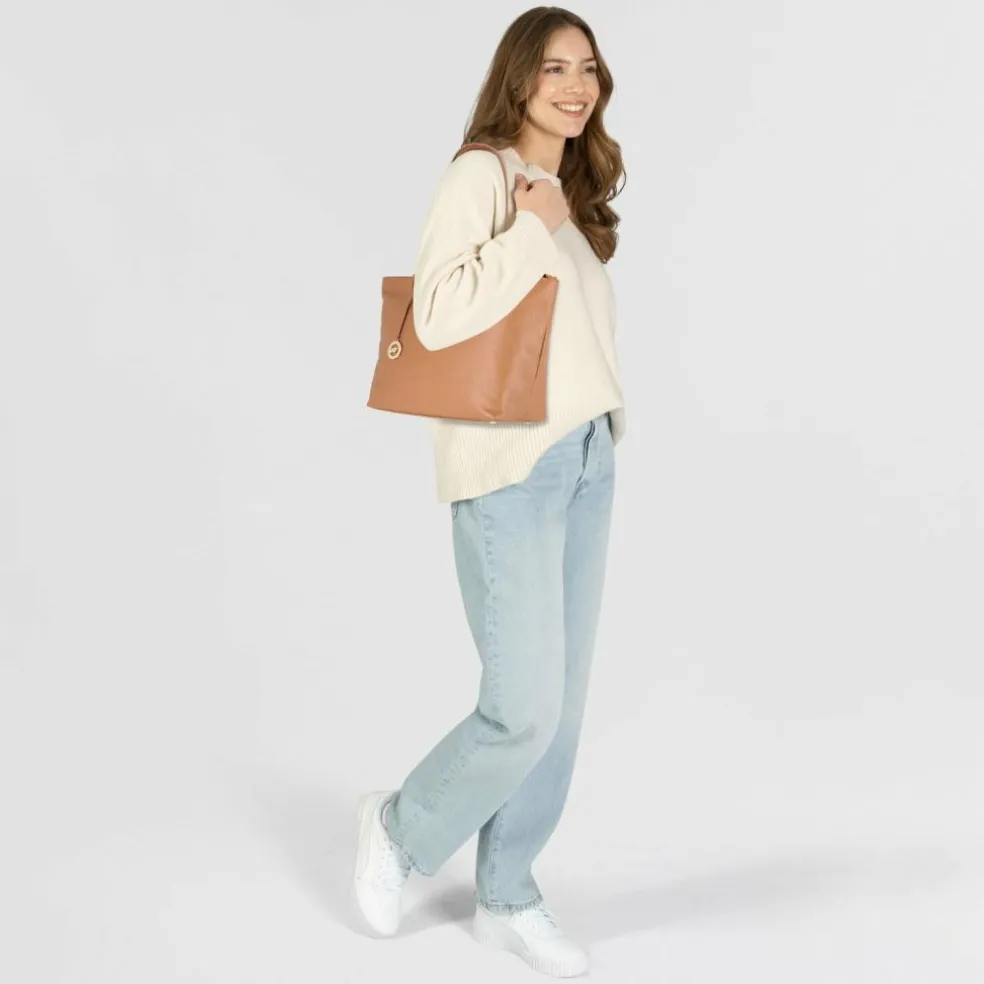 Braun Büffel Hanna Shopper Tasche Leder 43 cm