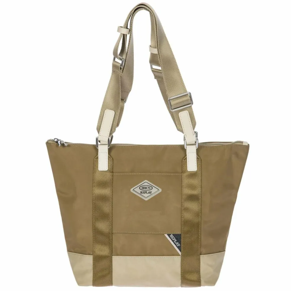 Bric's Replay Sand Woo Shopper Tasche 26 cm