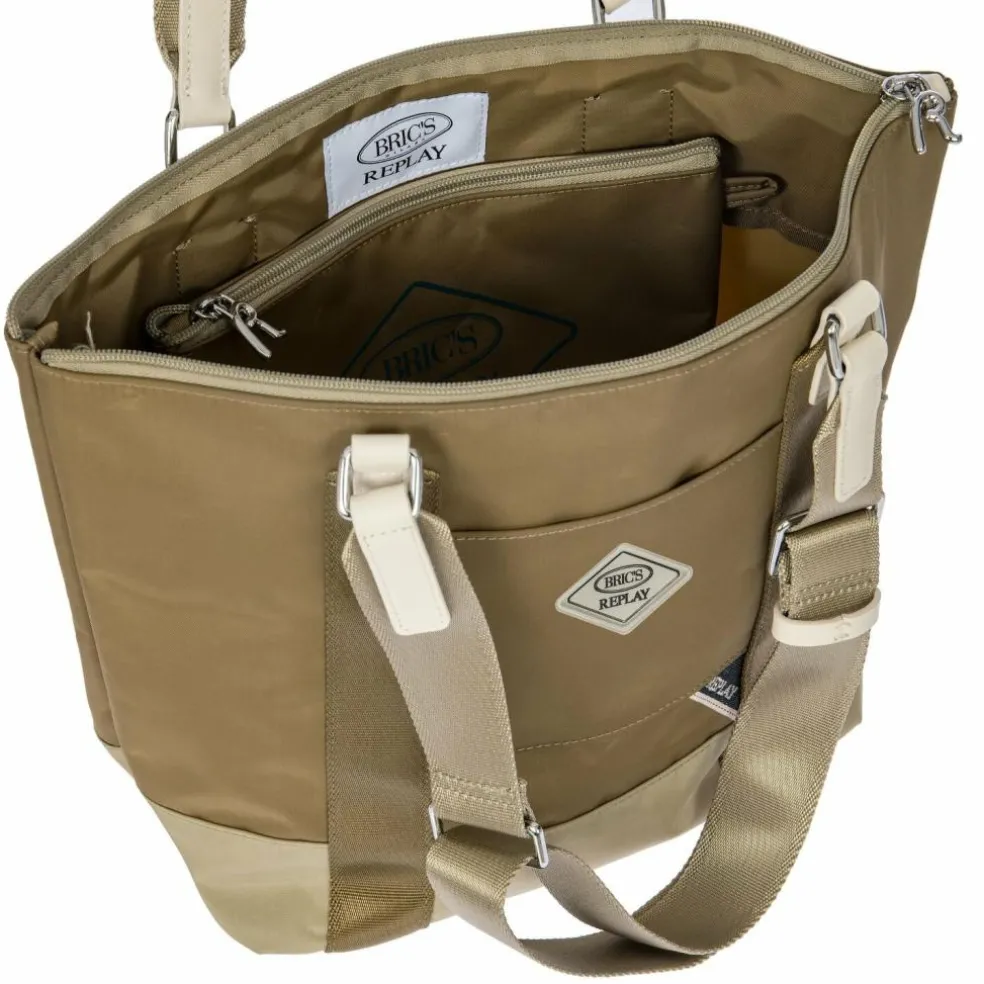Bric's Replay Sand Woo Shopper Tasche 26 cm