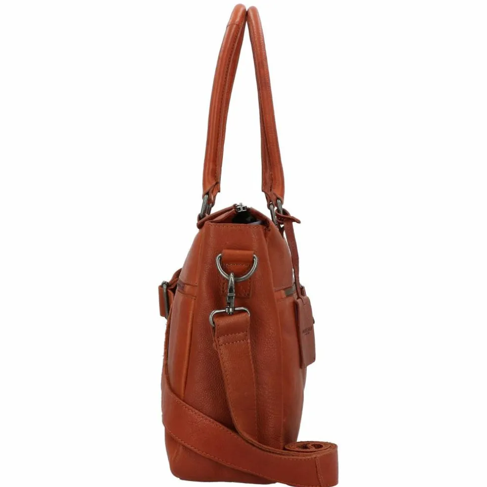 Burkely Antique Avery Schultertasche Leder 37 cm Laptopfach