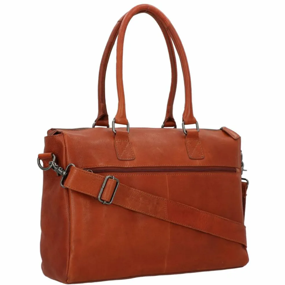 Burkely Antique Avery Schultertasche Leder 37 cm Laptopfach