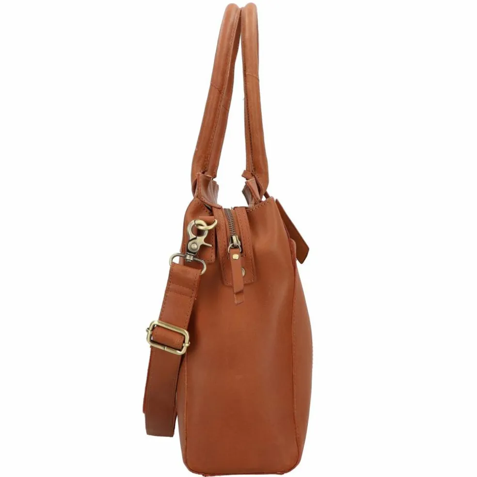Burkely Vintage Doris Schultertasche Leder 39 cm Laptopfach