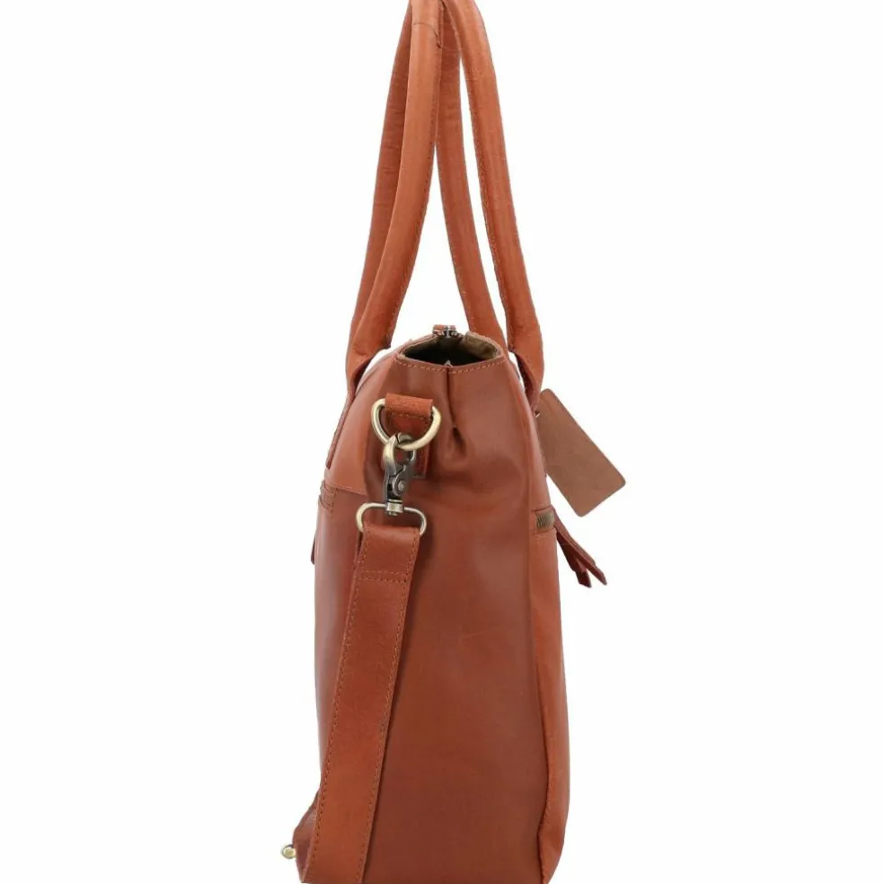 Burkely Vintage Valerie Schultertasche Leder 39 cm Laptopfach