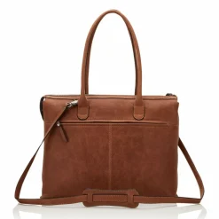 Castelijn & Beerens Carisma Schultertasche RFID Leder 40 cm Laptopfach