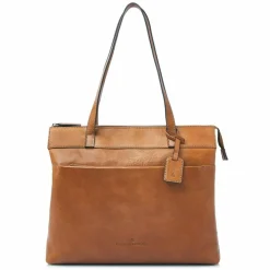 Castelijn & Beerens Lia Shopper Tasche RFID Schutz Leder 45 cm Laptopfach