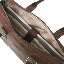 Castelijn & Beerens Linee Mirjam Schultertasche Leder 40 cm Laptopfach