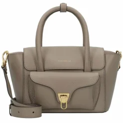 Coccinelle Double Beat Schultertasche Leder 21 cm
