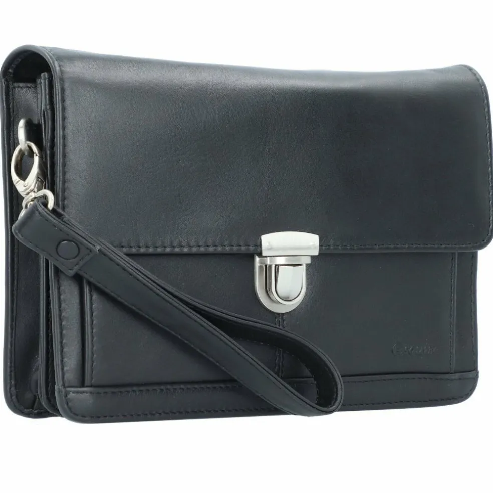 Esquire Oxford Handgelenktasche Leder 22 cm