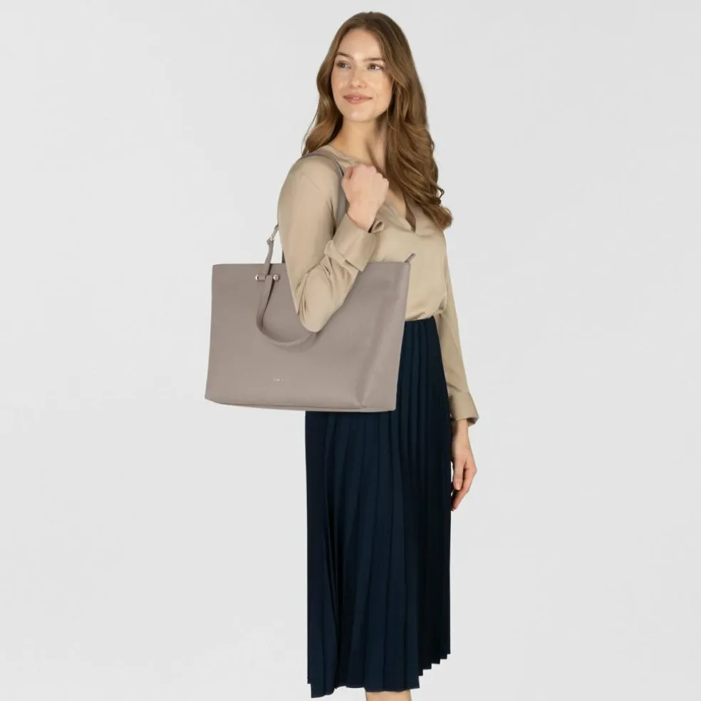 Furla Duetto Shopper Tasche Leder 45 cm