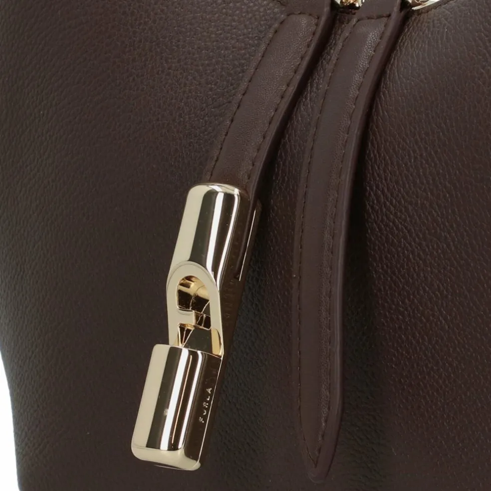 Furla Goccia Schultertasche Leder 22 cm