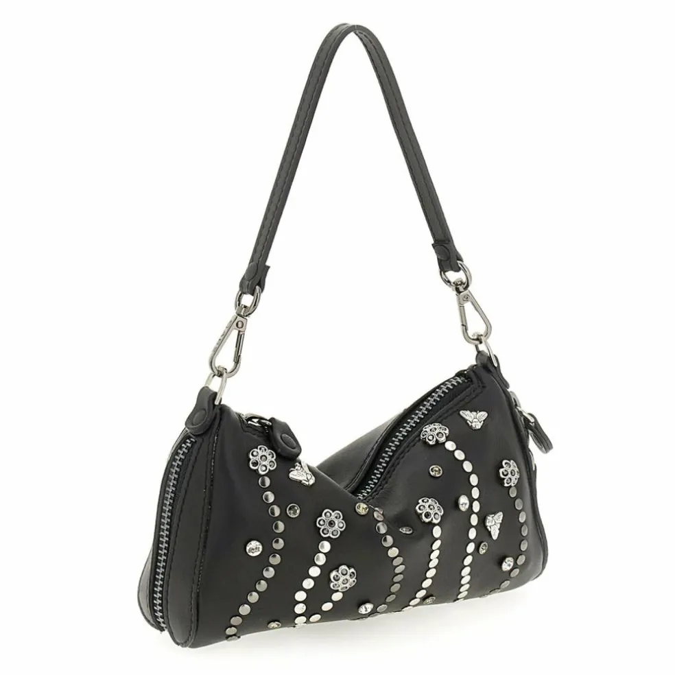 Gabs Pepita Schultertasche Leder 20 cm mit Dehnfalte