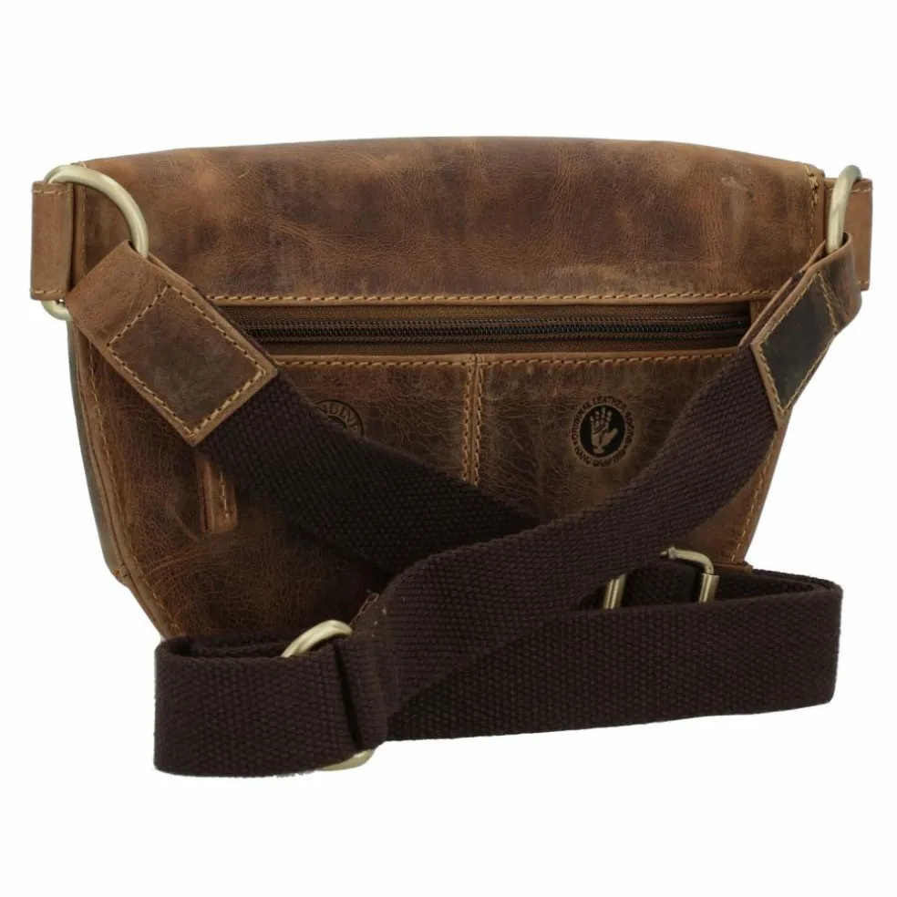 Greenburry Vintage Gürteltasche Leder 26 cm