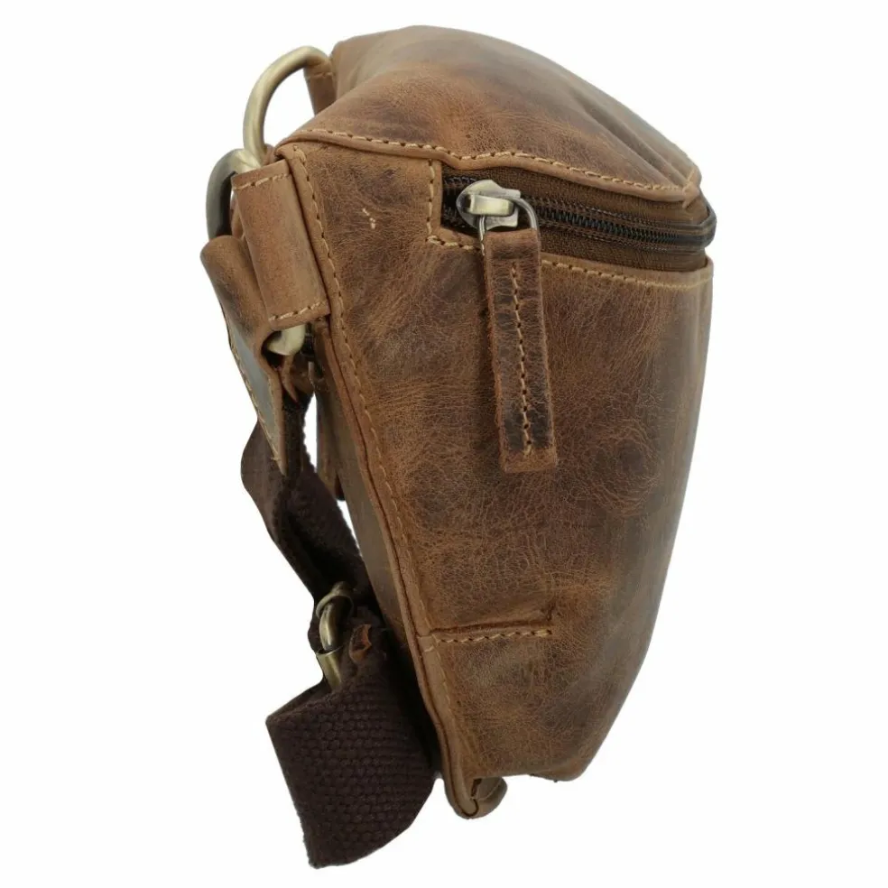 Greenburry Vintage Gürteltasche Leder 26 cm