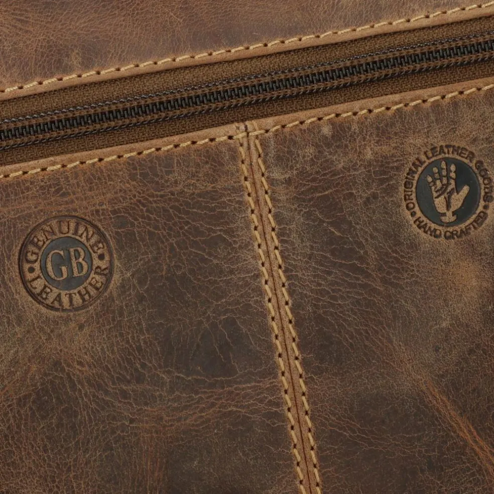 Greenburry Vintage Gürteltasche Leder 26 cm