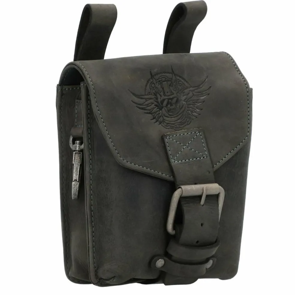 Greenburry Vintage Gürteltasche Leder 15 cm