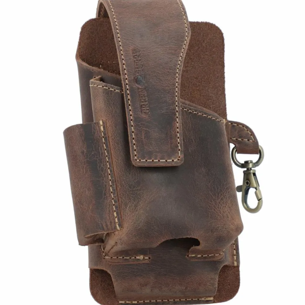 Greenburry Vintage Gürteltasche Leder 8 cm