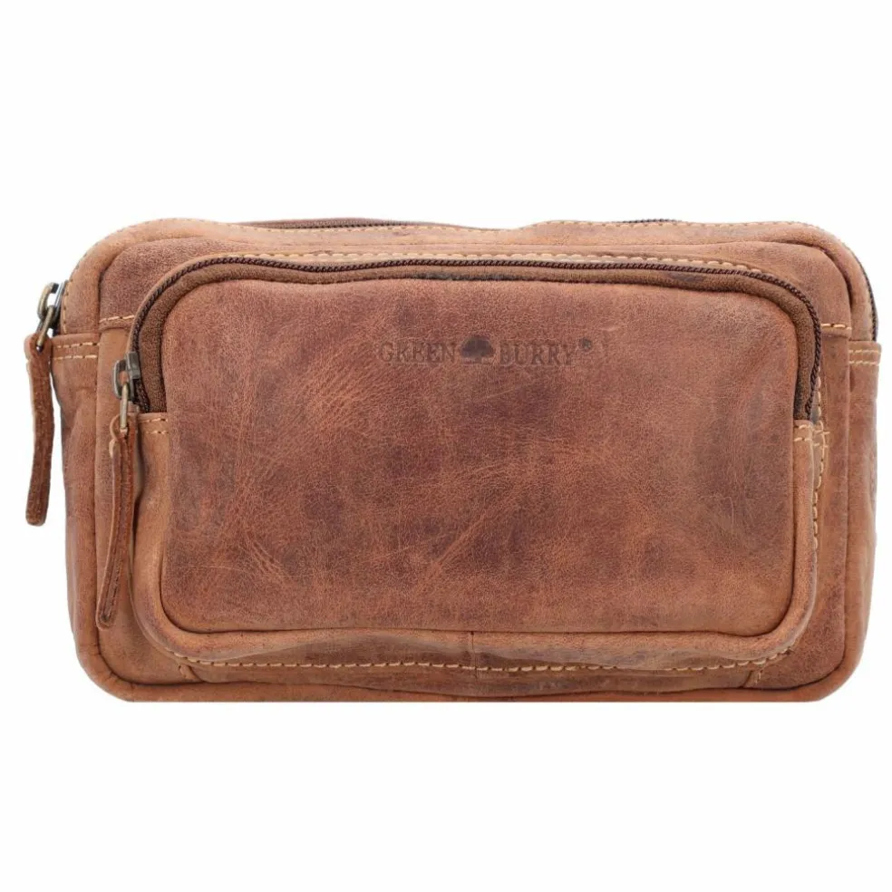 Greenburry Vintage Gürteltasche Leder 20 cm