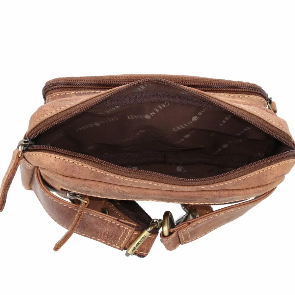 Greenburry Vintage Gürteltasche Leder 20 cm