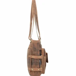 Greenburry Vintage Schultertasche Leder 36 cm