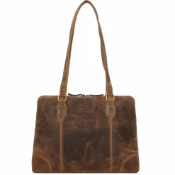 Greenburry Vintage Shopper Tasche Leder 37 cm Laptopfach
