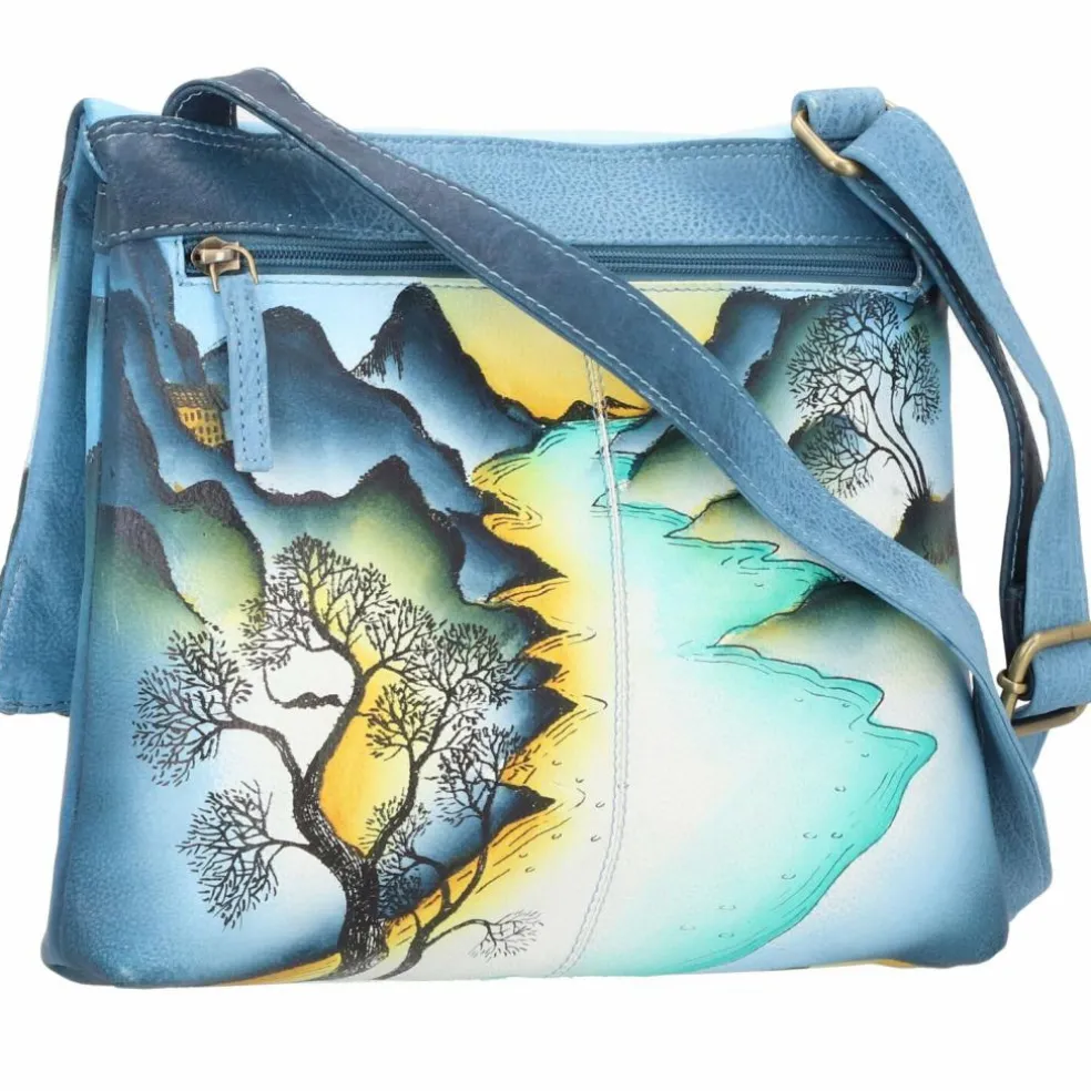 Greenland Nature Art+Craft Umhängetasche Leder 28 cm