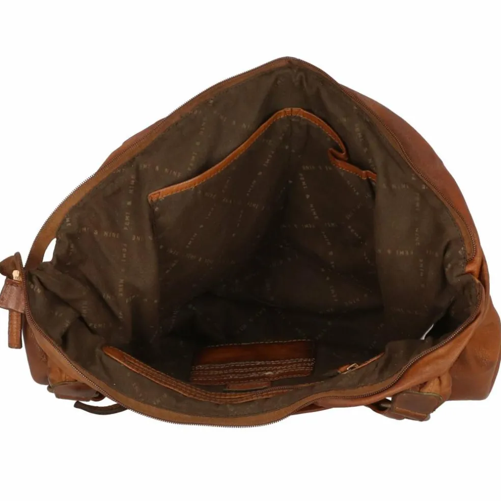 Greenland Nature Femi & Nine Schultertasche Leder 38 cm