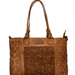 Greenland Nature Femi & Nine Schultertasche Leder 42 cm
