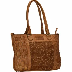 Greenland Nature Femi & Nine Schultertasche Leder 42 cm