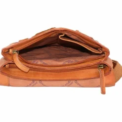 Greenland Nature GreenLand NATURE Umhängetasche Leder 24 cm