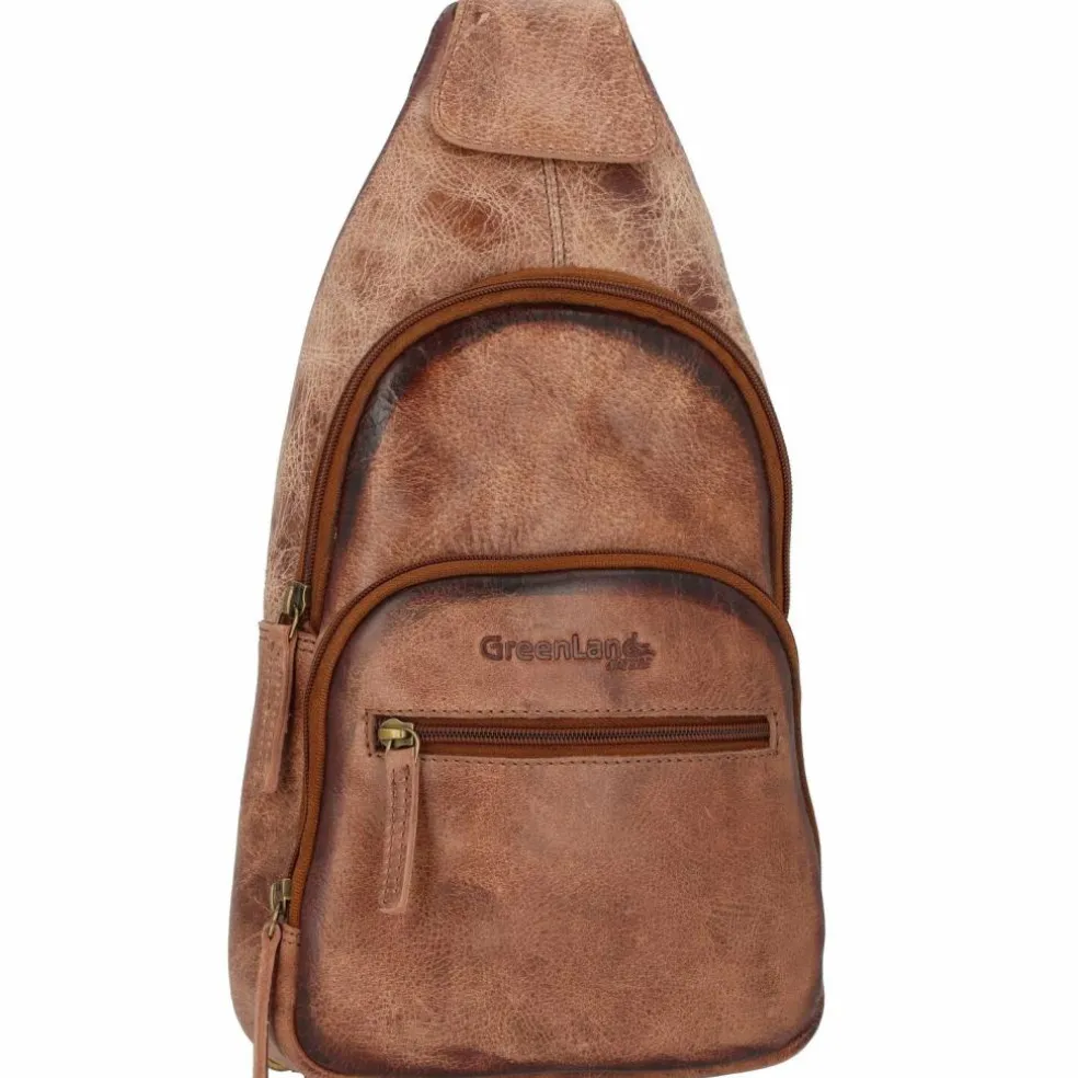 Greenland Nature Mascu & Line Umhängetasche Leder 39 cm