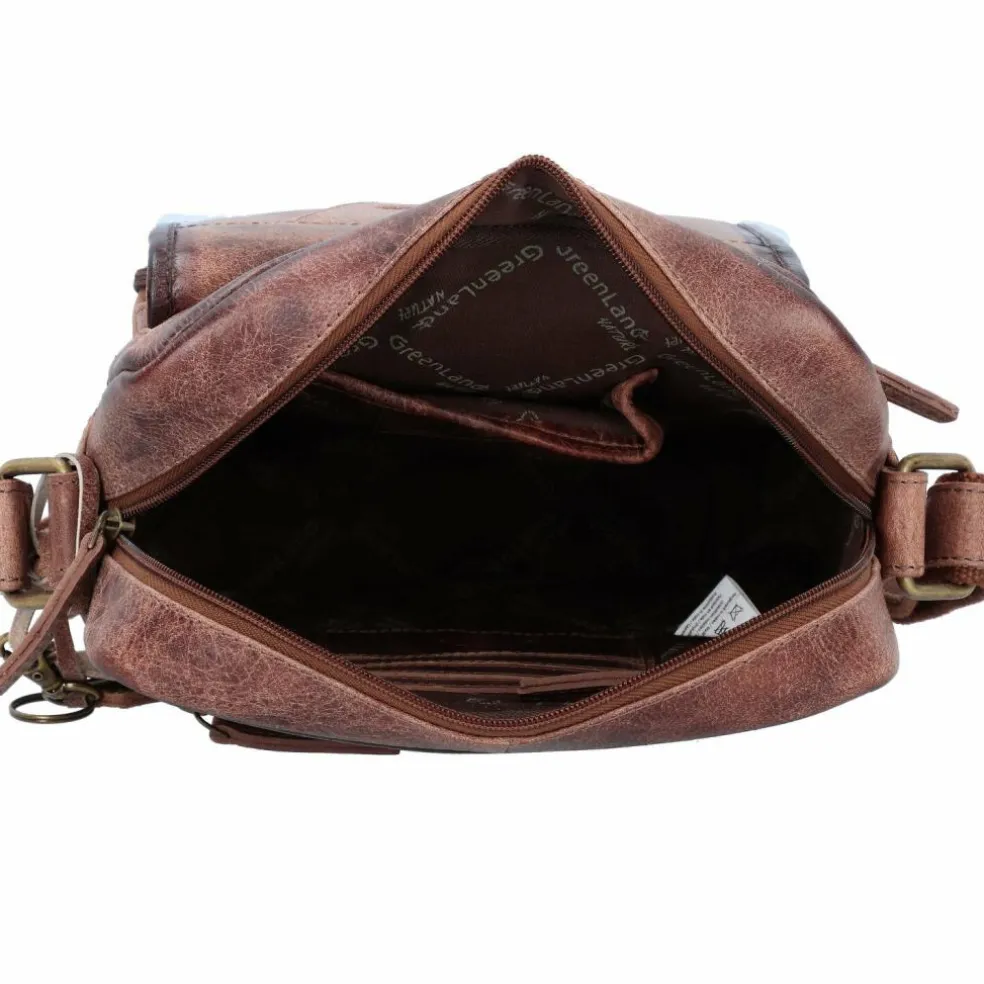 Greenland Nature Mascu & Line Umhängetasche Leder 25 cm
