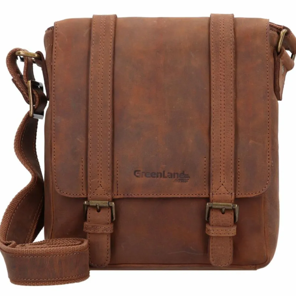 Greenland Nature Montenegro Umhängetasche RFID Leder 23 cm