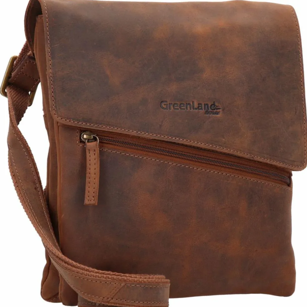 Greenland Nature Montenegro Umhängetasche Leder 23 cm