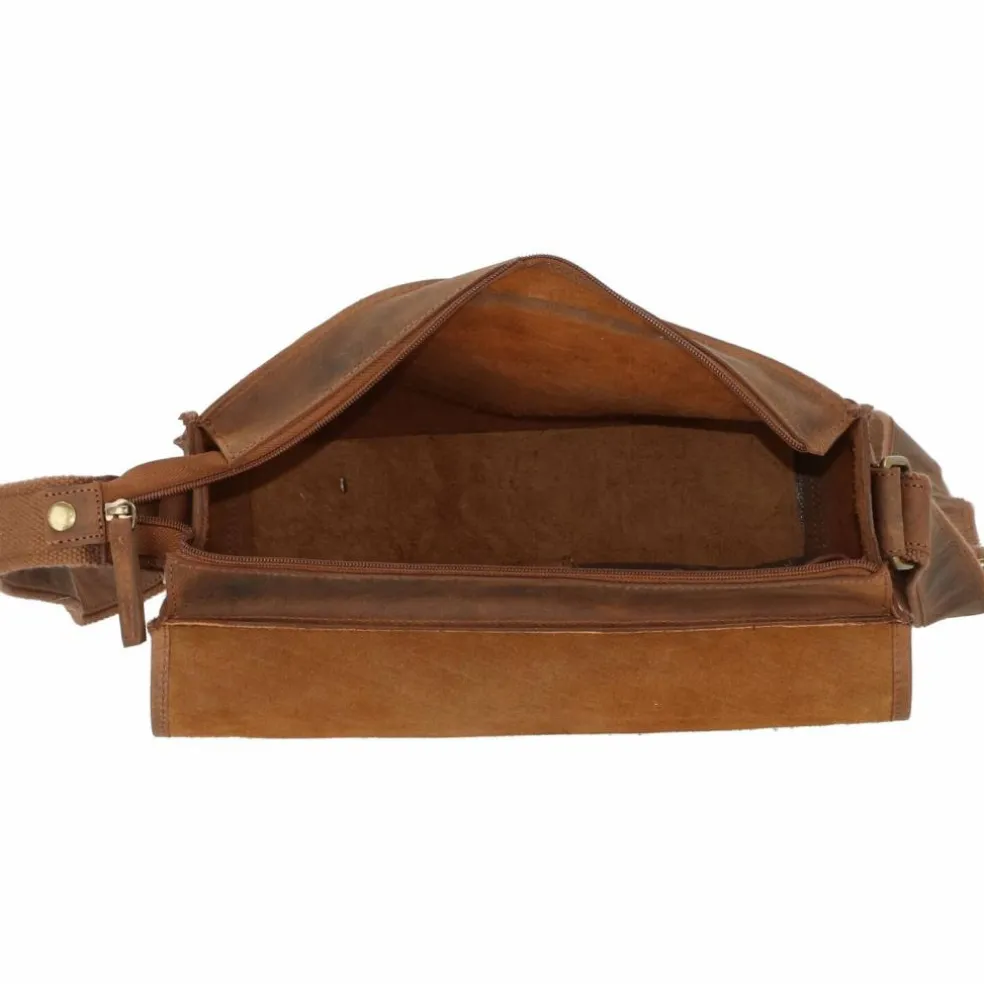Greenland Nature Natural Combination Umhängetasche Leder 32 cm