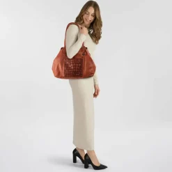 Harbour 2nd Fashion Lights Shopper Tasche Leder 40 cm