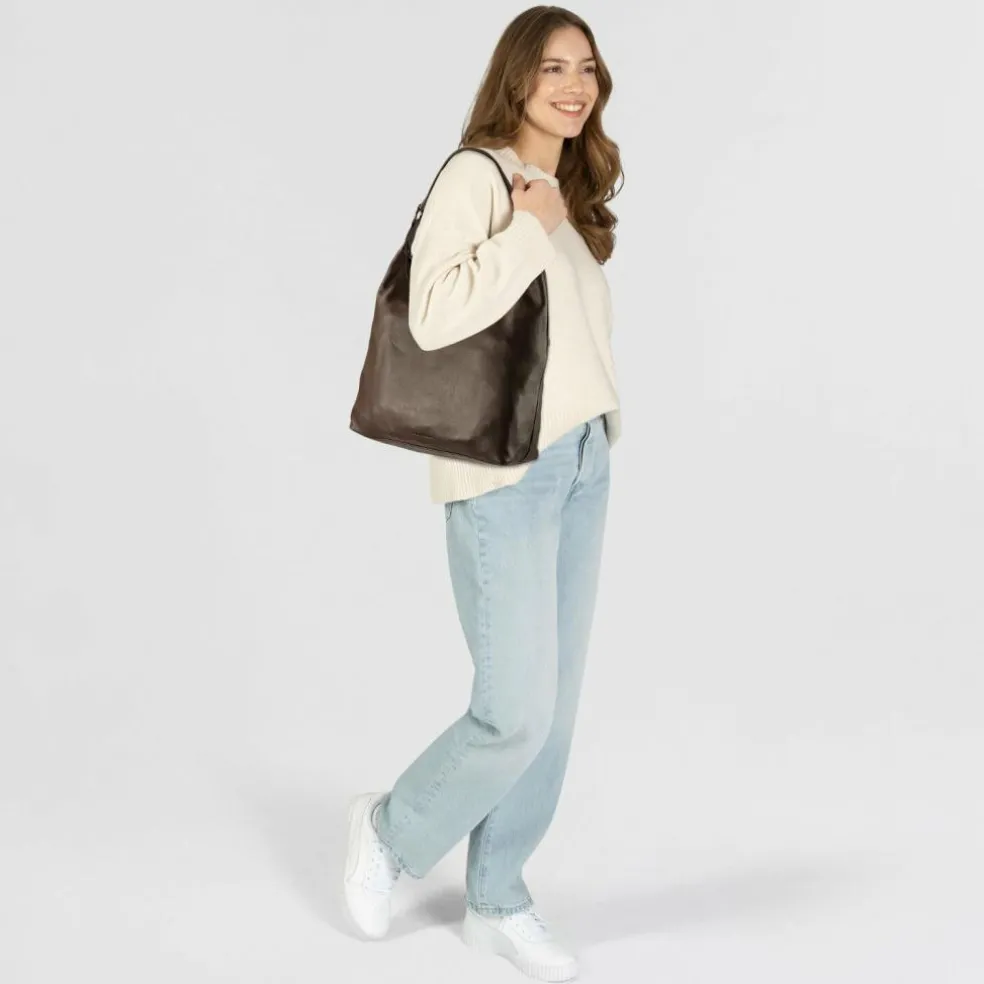 Harbour 2nd Kiana Schultertasche Leder 37 cm