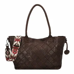 Harbour 2nd Leontina Schultertasche Leder 40 cm