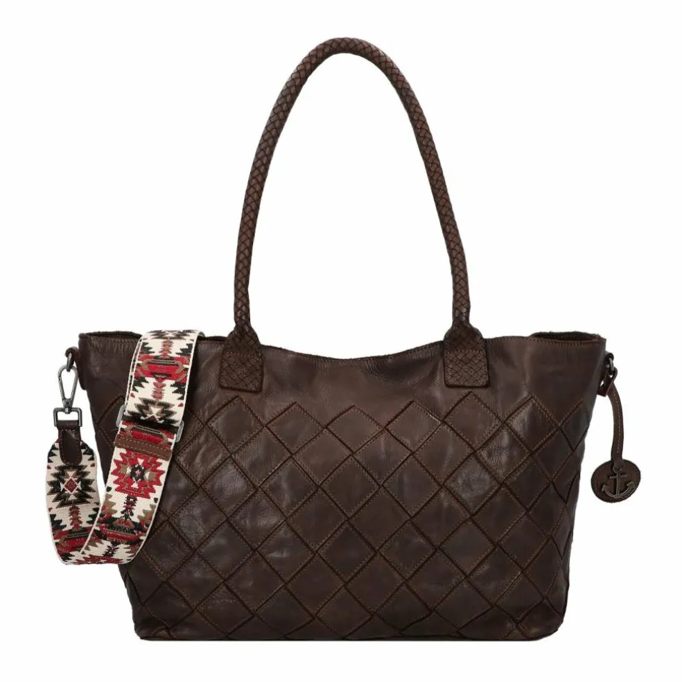 Harbour 2nd Leontina Schultertasche Leder 40 cm