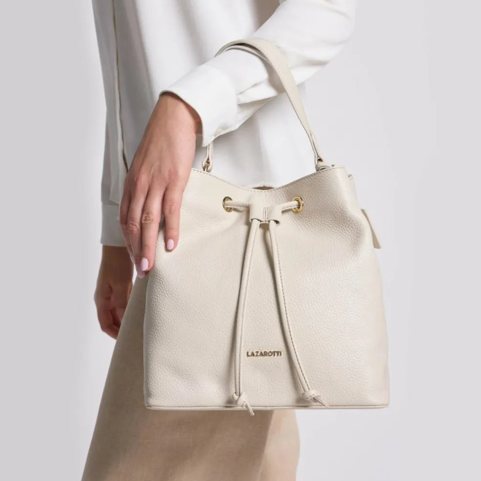 Lazarotti Bologna Leather Beuteltasche Leder 25 cm