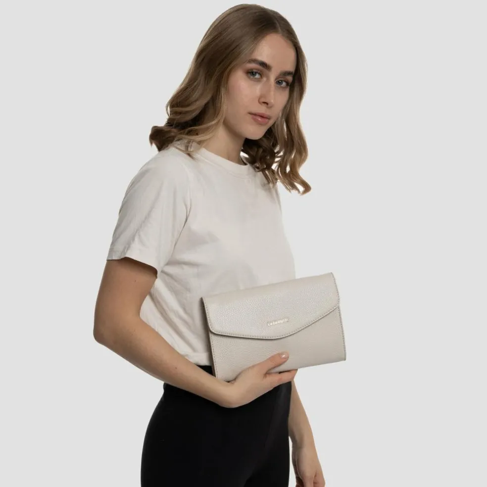 Lazarotti Bologna Leather Clutch Tasche Leder 23 cm