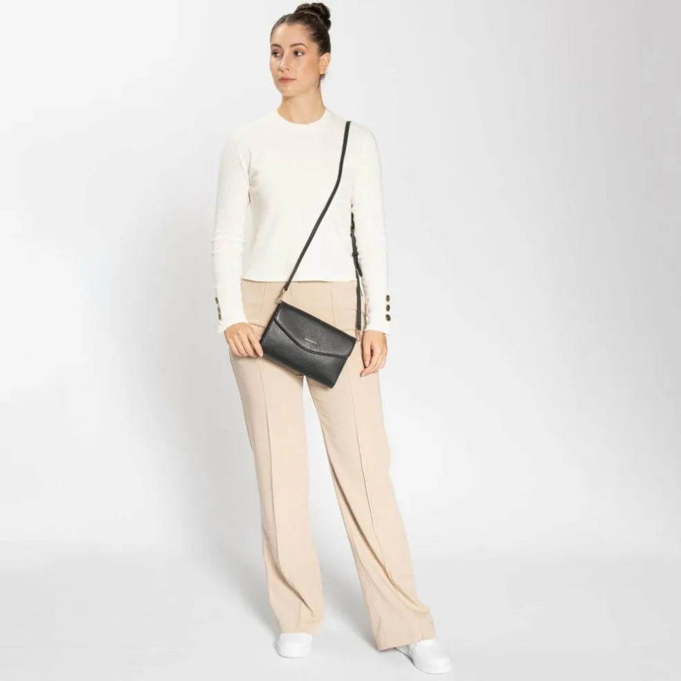 Lazarotti Bologna Leather Clutch Tasche Leder 23 cm