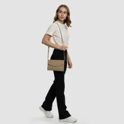 Lazarotti Bologna Leather Clutch Tasche Leder 23 cm